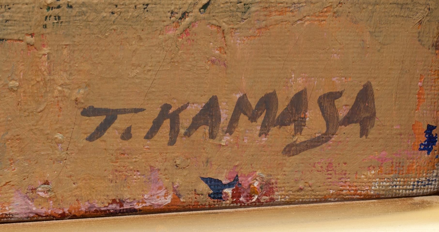 TADEUSZ KAMASA, olja på duk, signerad.