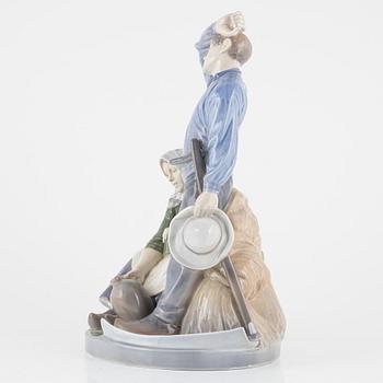 Christian Thomsen, a porcelain figurine group, Royal Copenhagen, Denmark.