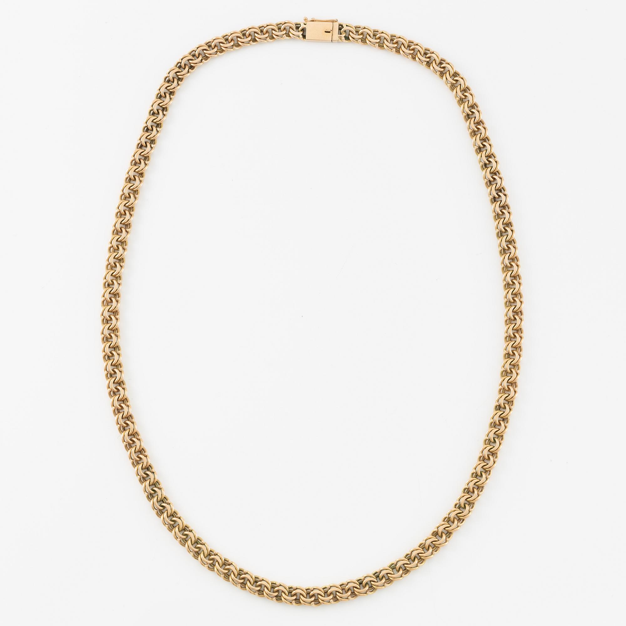 Collier 14K guld.