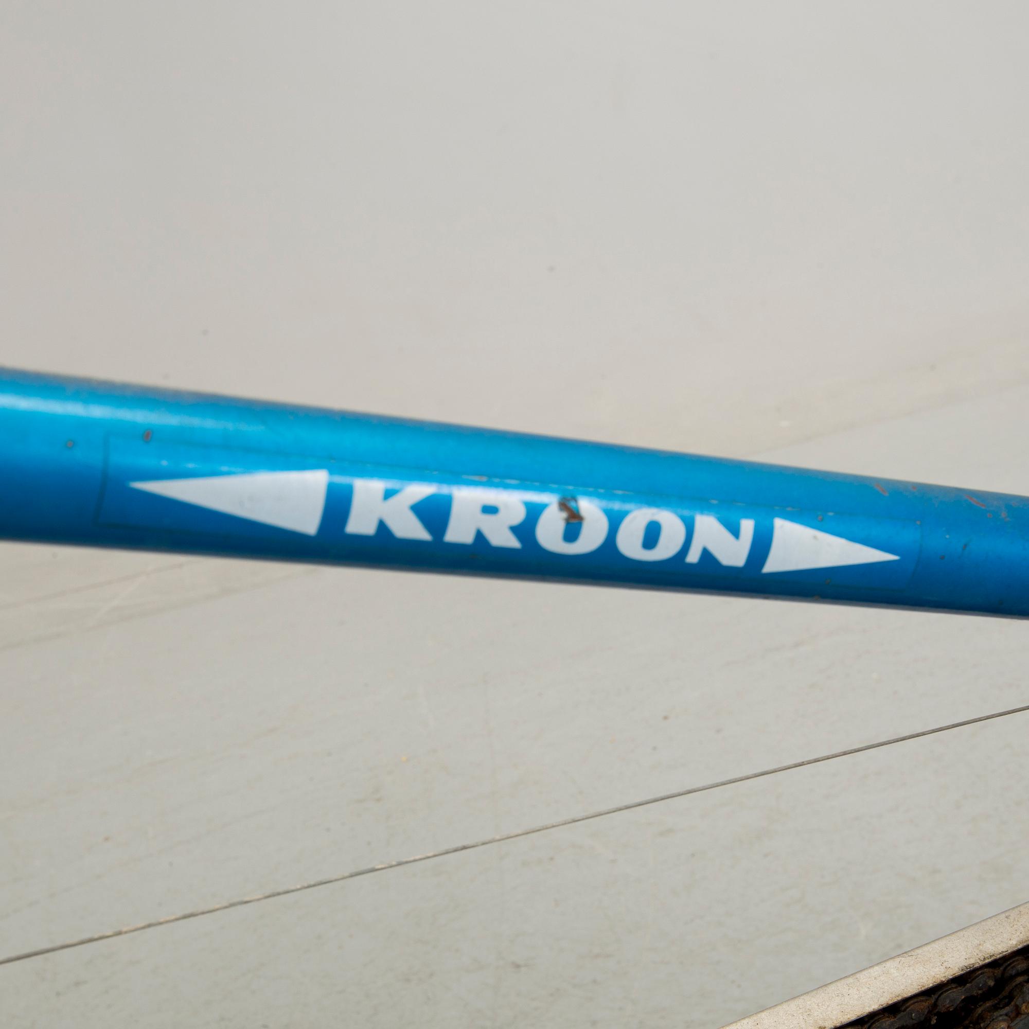 A blue Kroon tandem bicykle, 1970s.