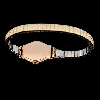 ARMBANDSUR, guldfärgad metall, Omega, 1900-talets mitt.
