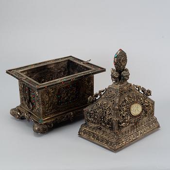 A Tibetan / Chinese shrine, 20th Century.