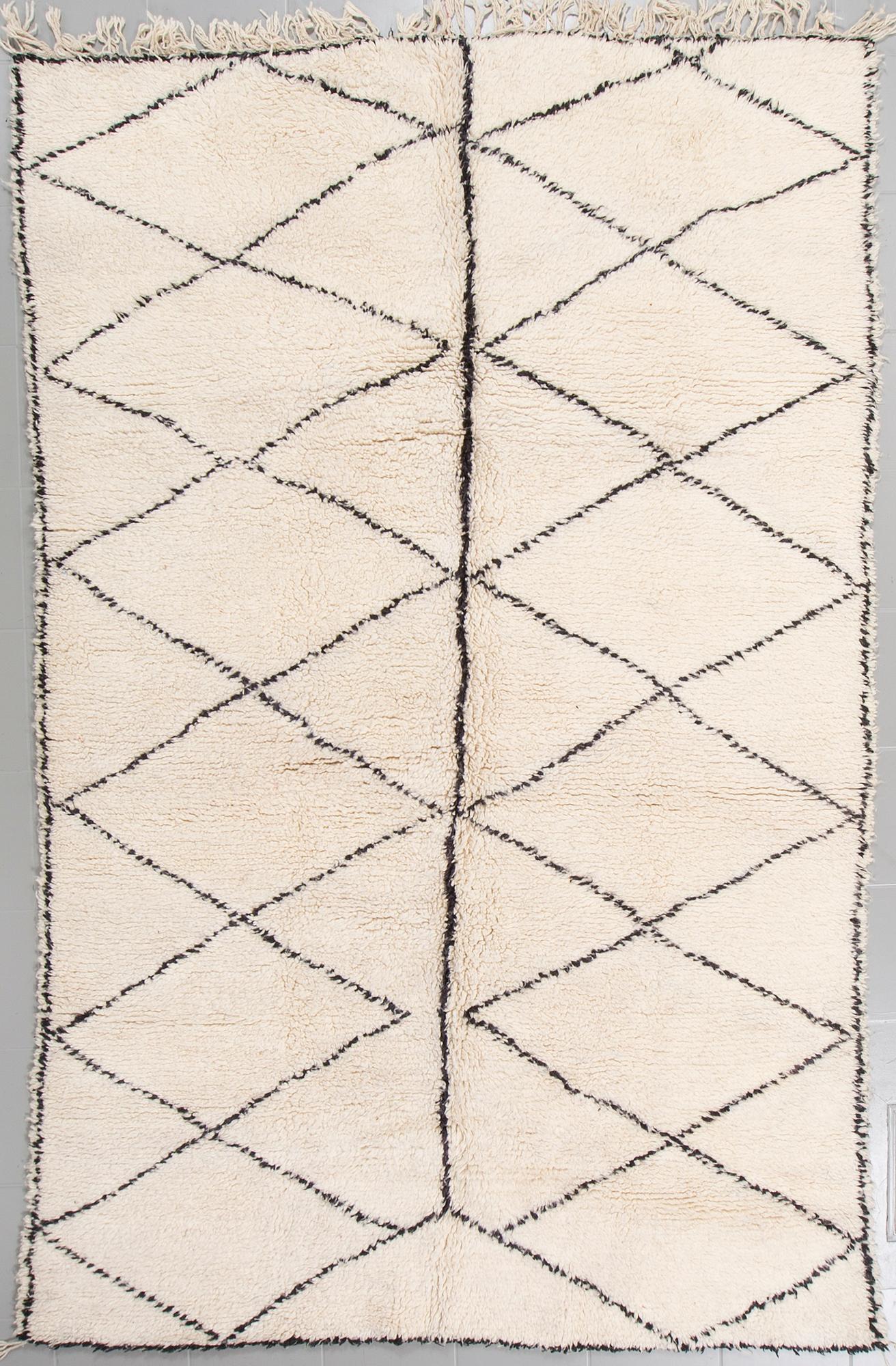 A moroccan rug, 280 x 183 cm.