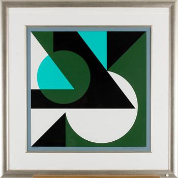 LARS GUNNAR NORDSTRÖM, serigrafi, signerad, numrerad 94/100, och daterad -88.
