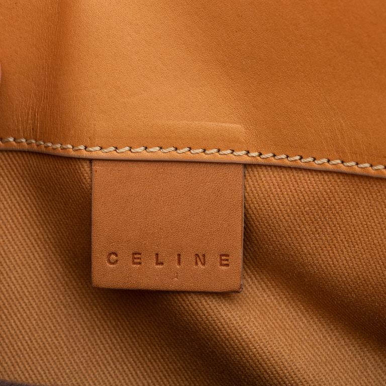 Céline, a monogram canvas and leather bag.