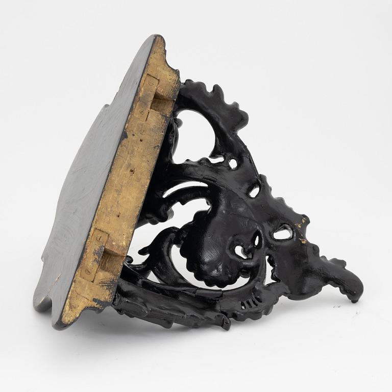 A French rococo-revival console shelf, later part of the 19th Century.