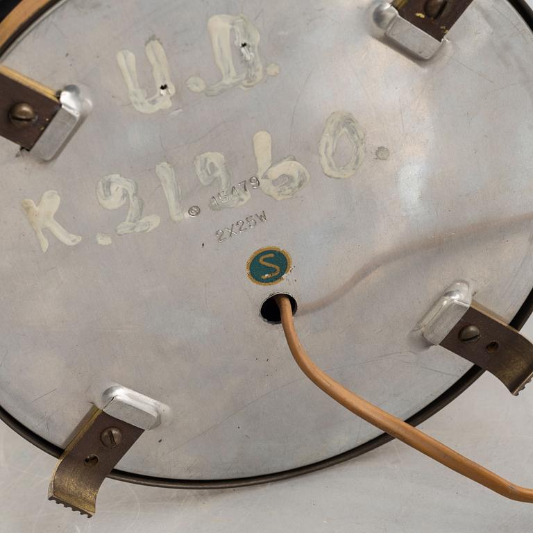 A Swedish Modern model '15479' table lamp, Arvid Böhlmarks Lampfabrik, 1940's.