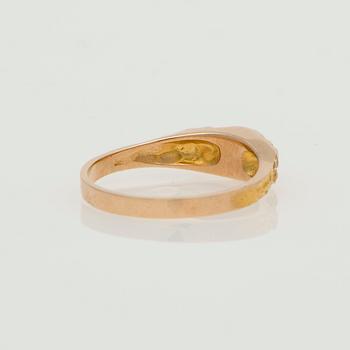 BJÖRN WECKSTRÖM, RING, "Litet ord" 14K guld samt pärla. Lapponia 1977.