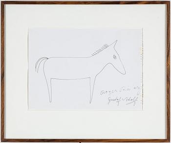 ROGER RISBERG, indian ink on paper, 2005, signed Roger Risberg.