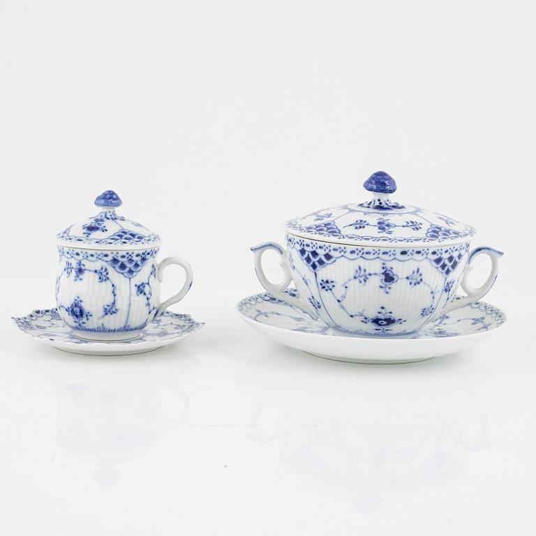 Royal Copenhagen, a 'Musselmalet' porcelain dinner service, Royal Copenhagen, Denmark.