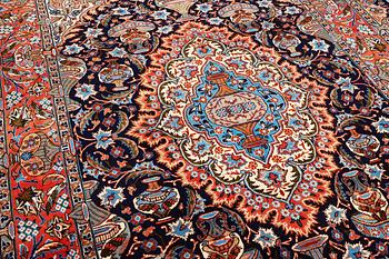 A Kashmar carpet, c. 310 x 203 cm.
