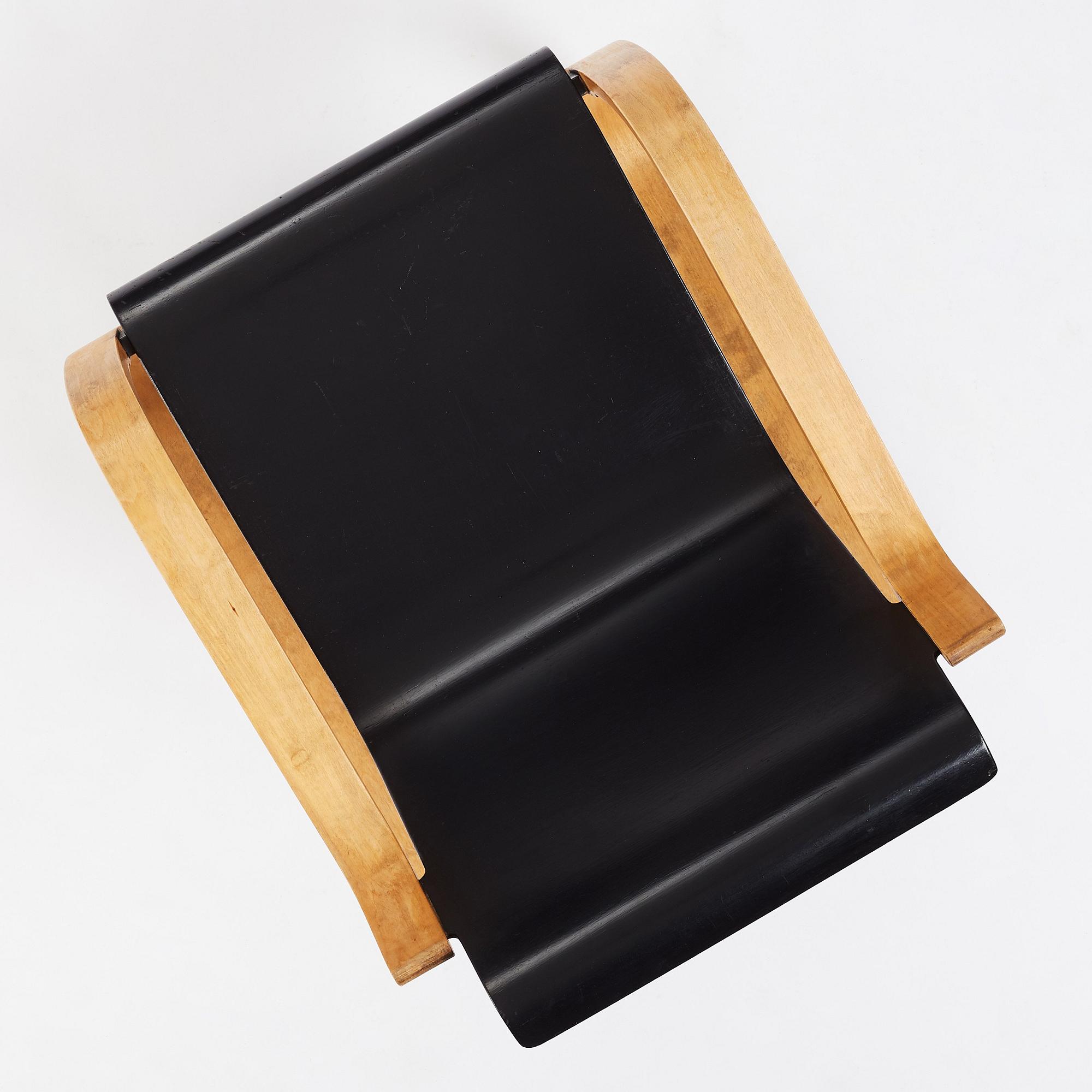 Alvar Aalto, a 'model 31' armchair, produced by O.y Huonekalu-ja Rakennustyötehdas, Finland or Aalto Design, Swedish Artek Hedemora.
