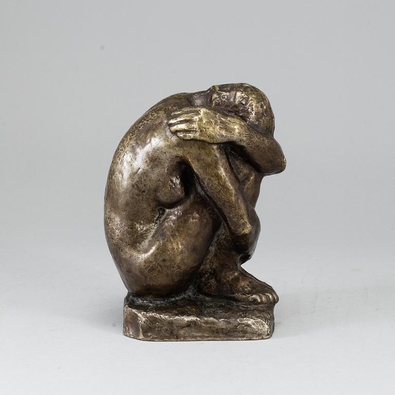 PER PALLE STORM, skulptur, brons, signerad och daterad 1944?.