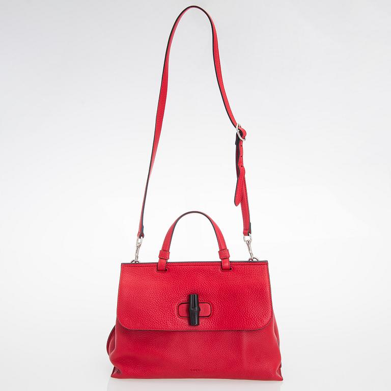 Gucci, a 'Bamboo Daily Top Handle' bag.