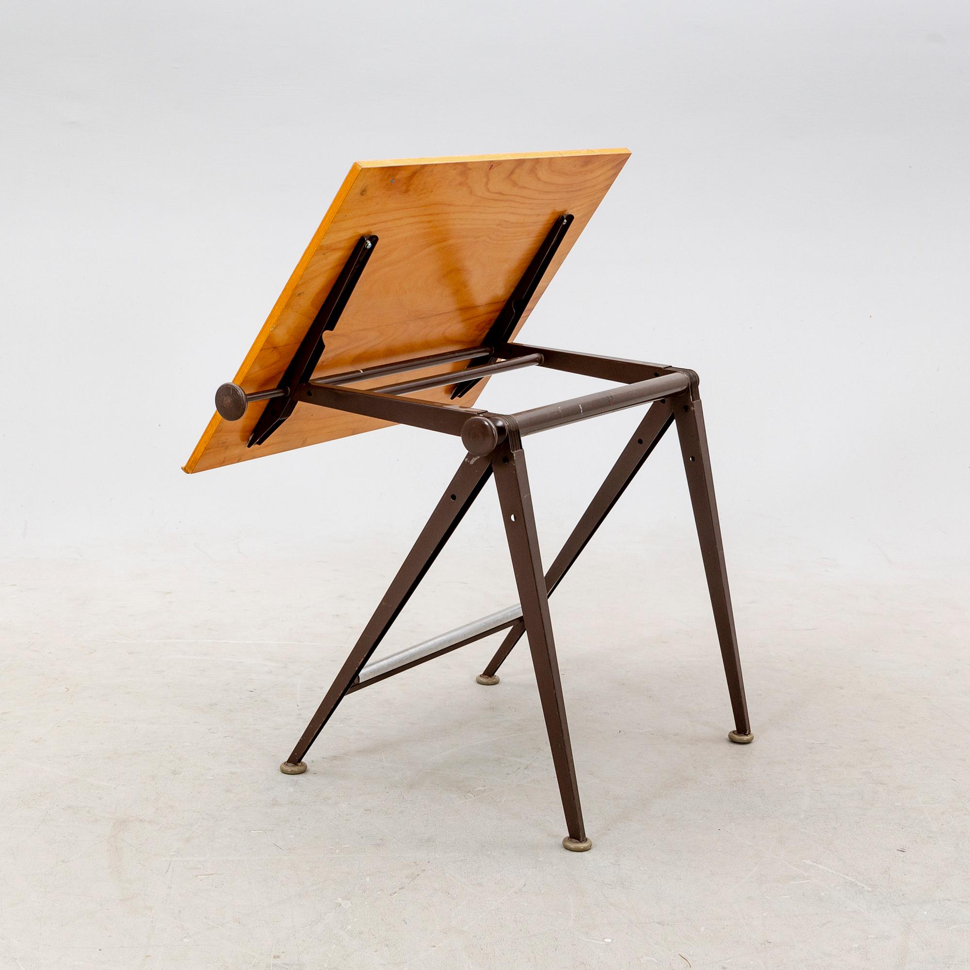 Friso Kramer, Arkitektbord/Ritbord, för De Cirkel, Holland 1950-60-tal.