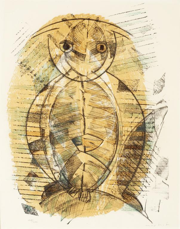 Max Ernst, "Hibou-Arlequin".