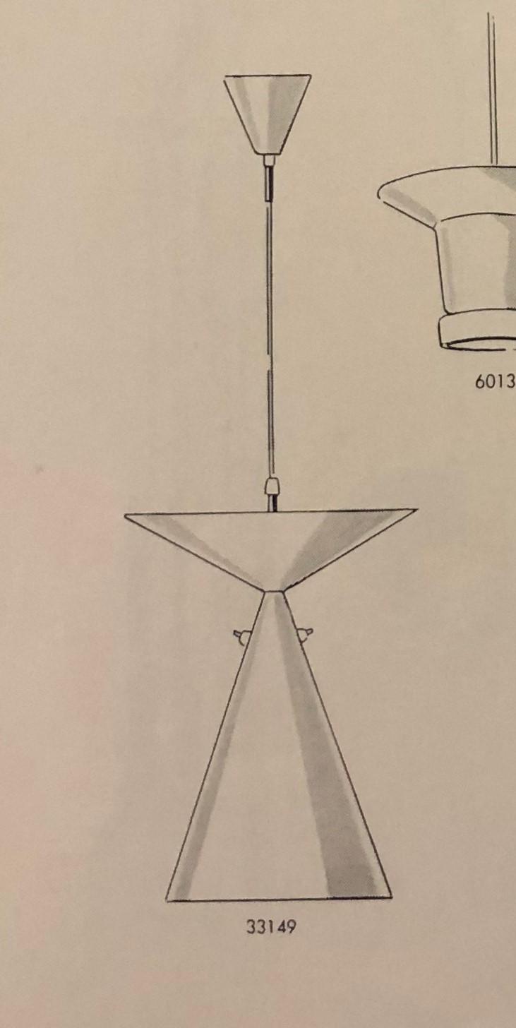 Bertil Brisborg, a ceiling lamp model "33149", Nordiska Kompaniet, 1950s.
