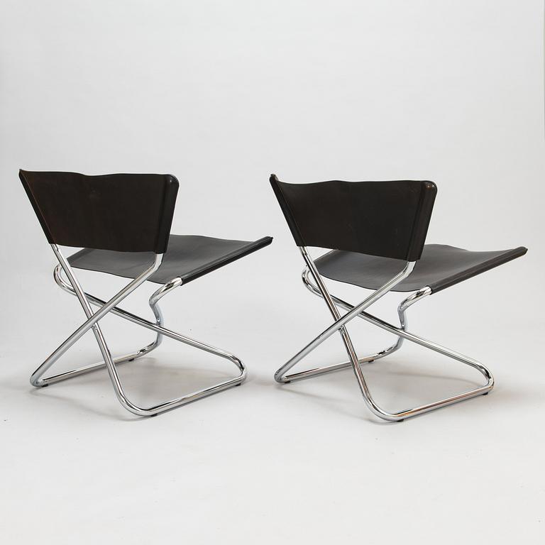 Erik Magnussen, Four 'Z-Down' Chairs for Engelbrechts, Denmark.