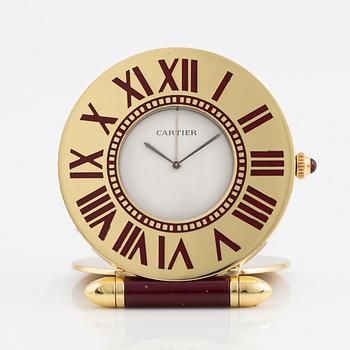 Cartier, alarm clock, 54 mm.