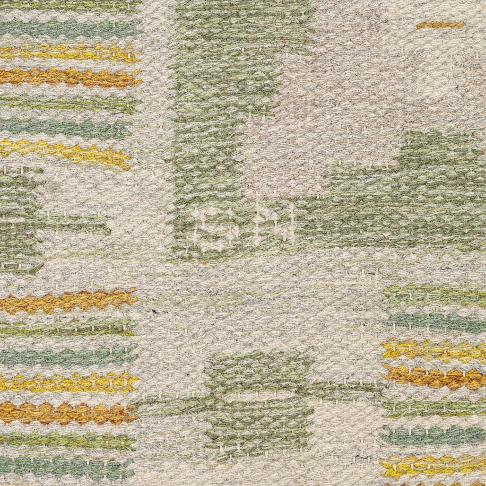 Svea Norén, a tapestry weave carpet, signed SN, c. 245 x 169 cm.