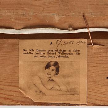 Nils von Dardel, Portrait depicting Sonja Jablonska.