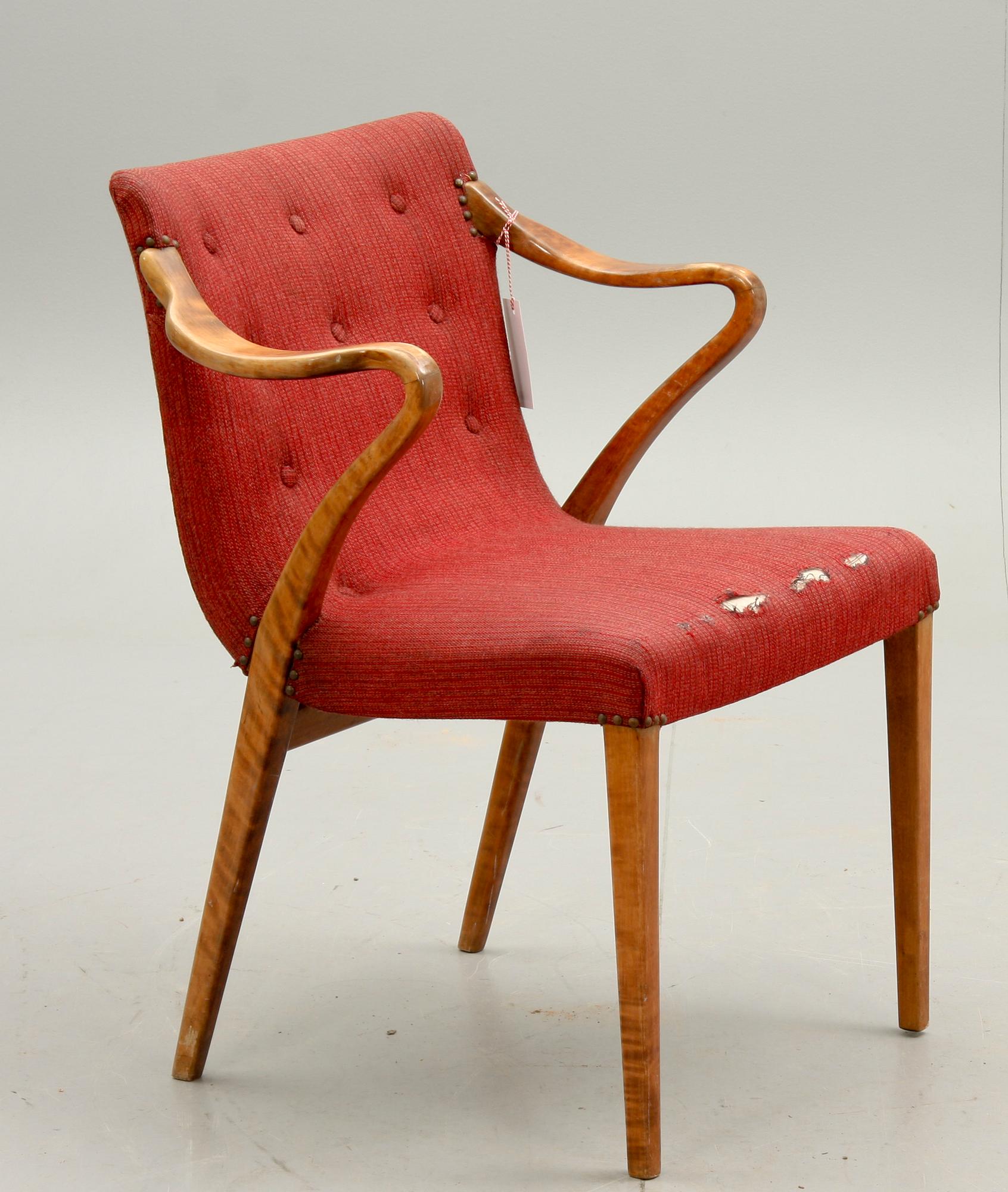 KARMSTOL, Axel Larsson för Bodafors. Formgiven 1935.