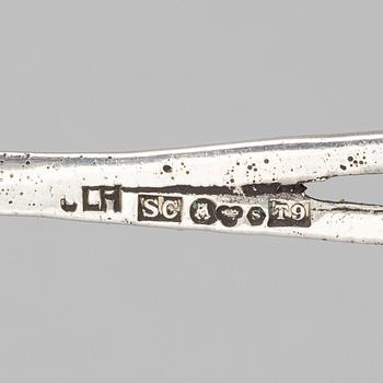 34 pieces of silver cutlery, 1960s-70s.