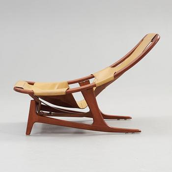 An Arne Tidemand Ruud easy chair 'Holmenkollen', Norcraft Norway 1950-60's.