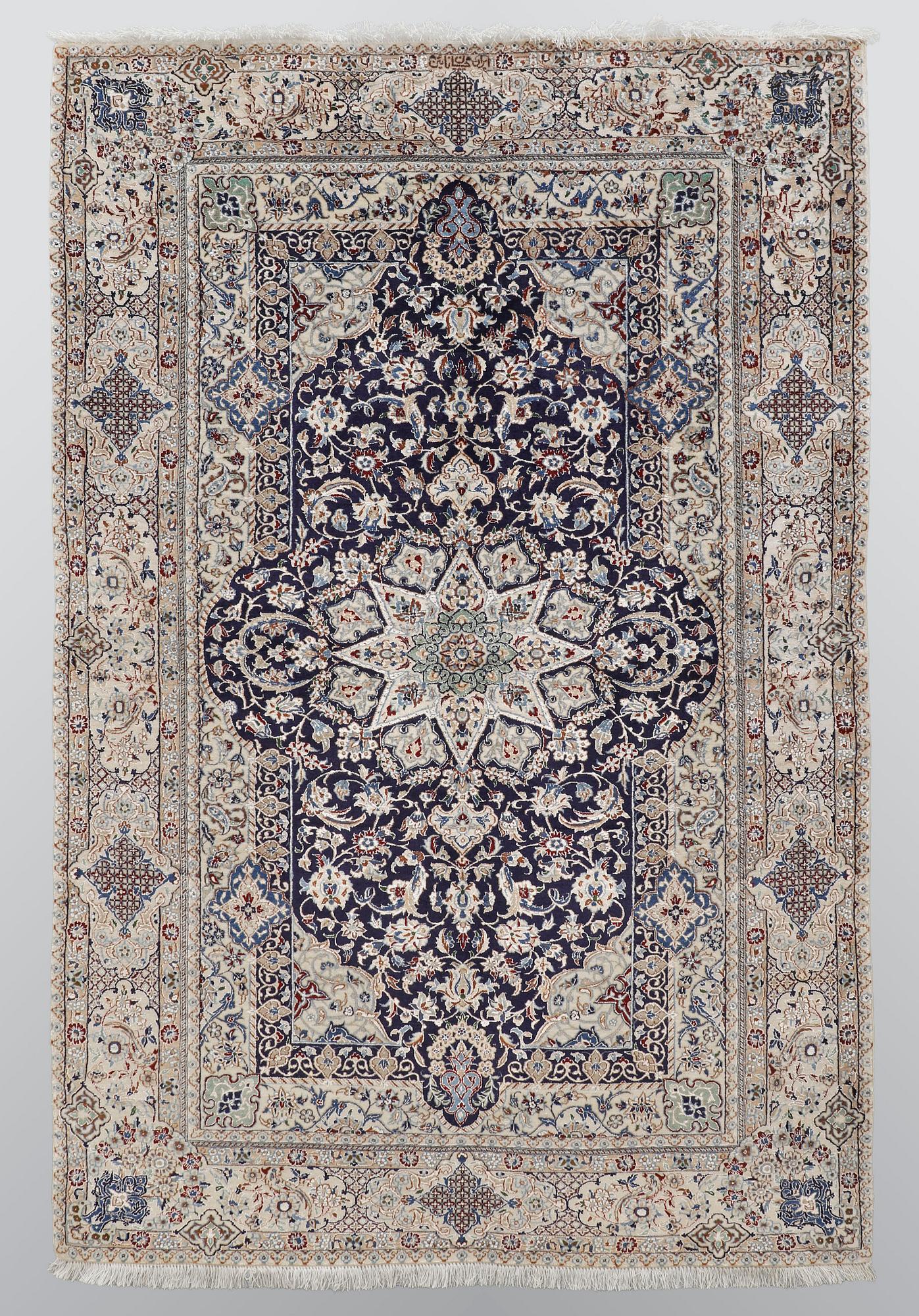 Matta, Nain part silk s.k 6 LAA, 195 x 130 cm.