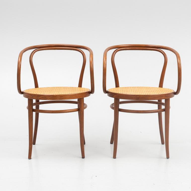Gebrüder Thonet, six model '209' chairs, Thonet, 2006.