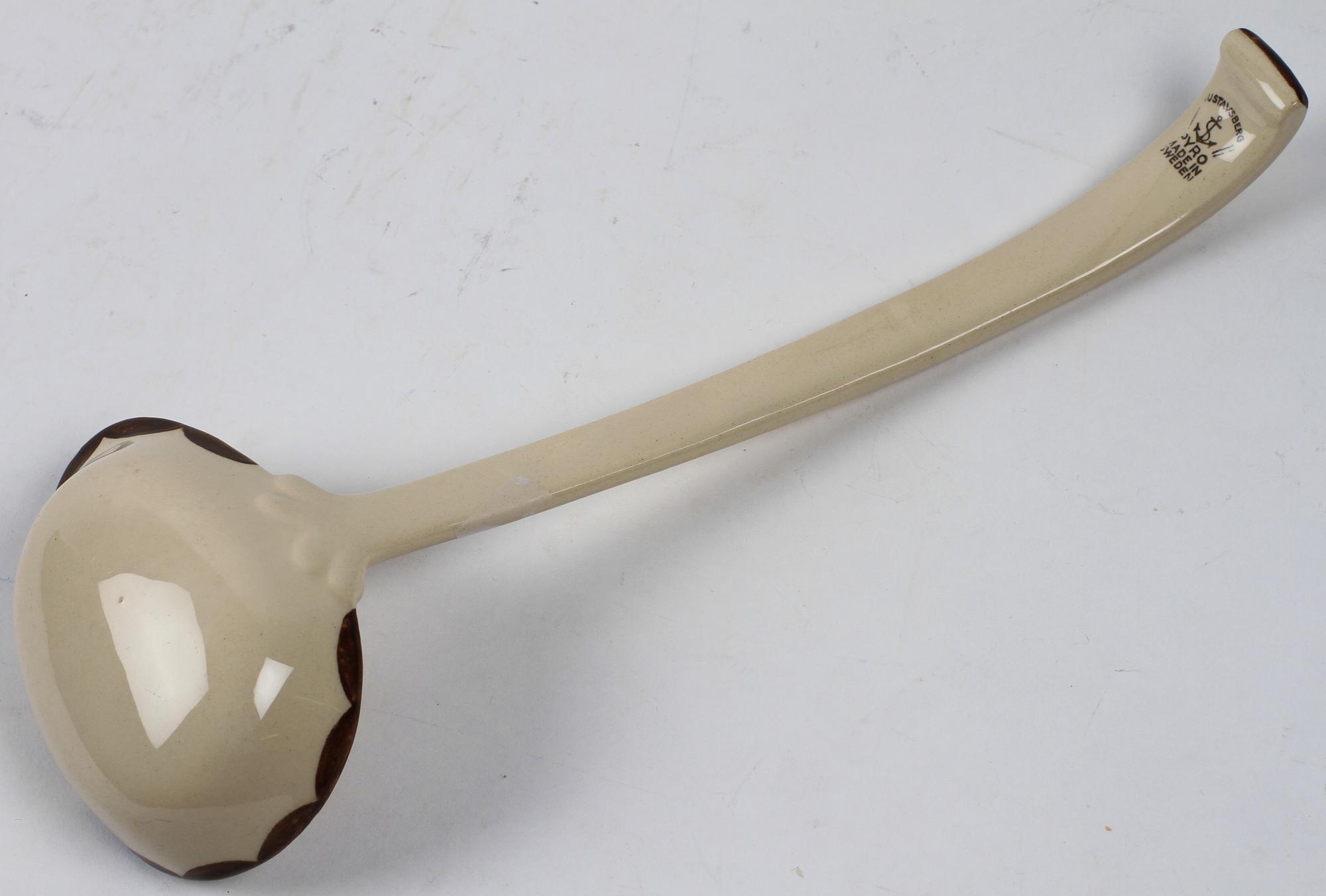 SOPPSLEV, flintgods "Pyro" Gustavsberg.