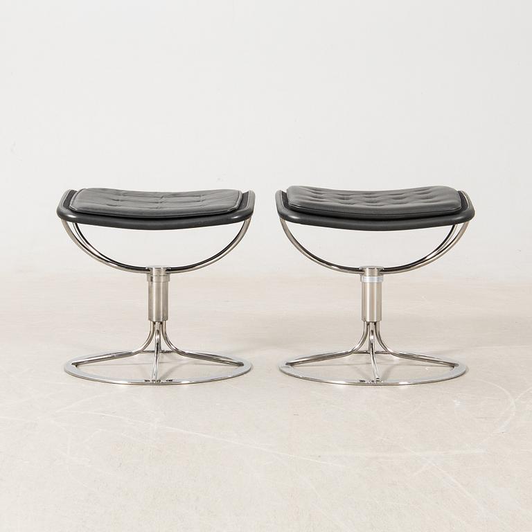 Bruno Mathsson, footstools, a pair, "Jetson", DUX.
