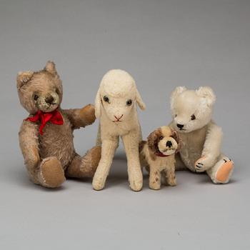 MJUKDUR, Steiff, 4st. 1900-tal.