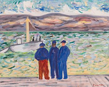 317. Tor Bjurström, Fishermen.