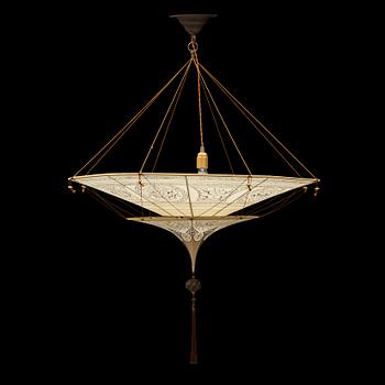 TAKLAMPA, Italien, "Silk Scheherazade 2 tiers Geometric", Fortuny, 2000-tal.