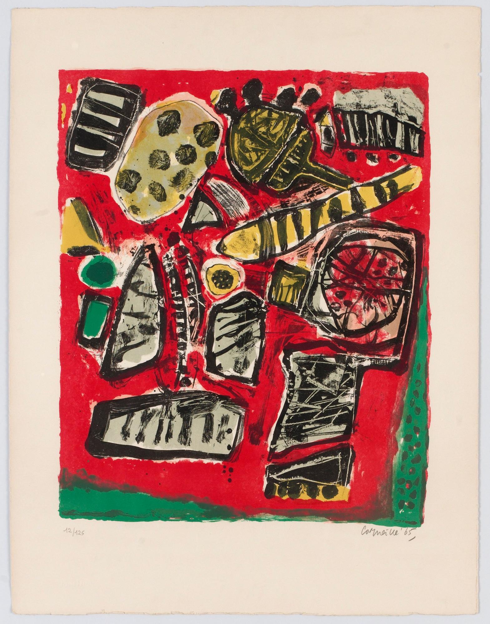 Beverloo Corneille, Abstrakt komposition.