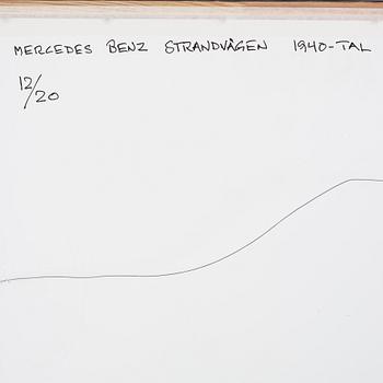 Åke Lange, efter, Mercedes-Benz, Strandvägen 7b.