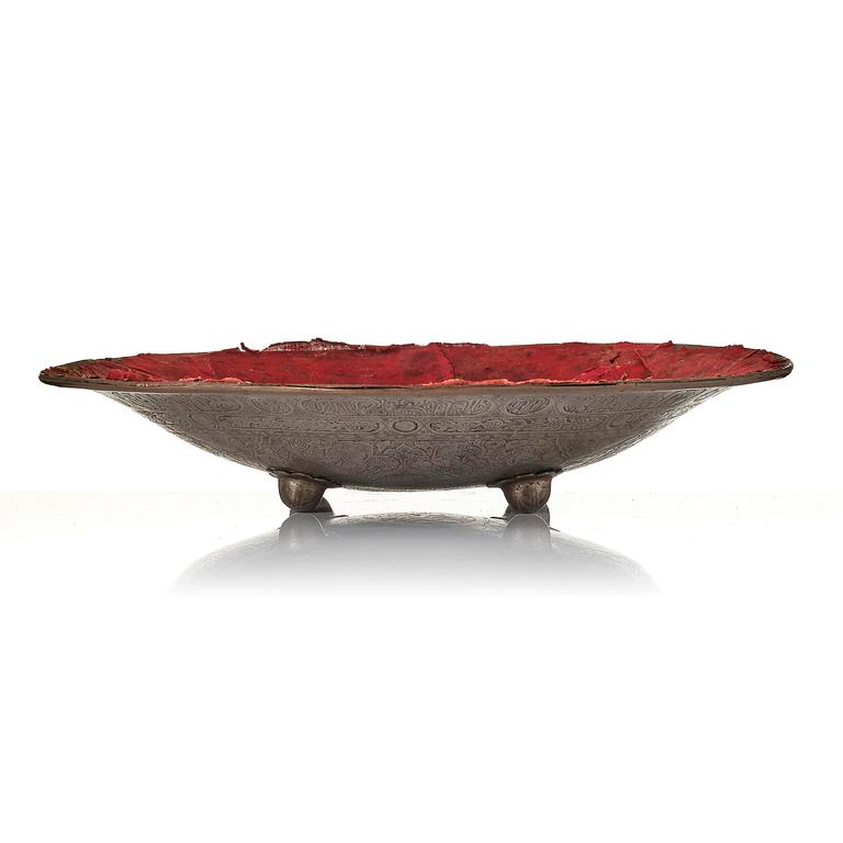 Dhal separ (Sköld), stål, Iran, Qajardynastin, omkring år 1800.