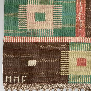 MÄRTA MÅÅS-FJETTERSTRÖM, a carpet, flat weave, 351,5 x 235,5 cm, "Kardborren" (very rare), signed MMF.
