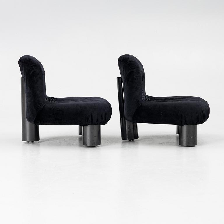 Cini Boiri, armchairs, a pair, "Botolo", Arflex, Italy.