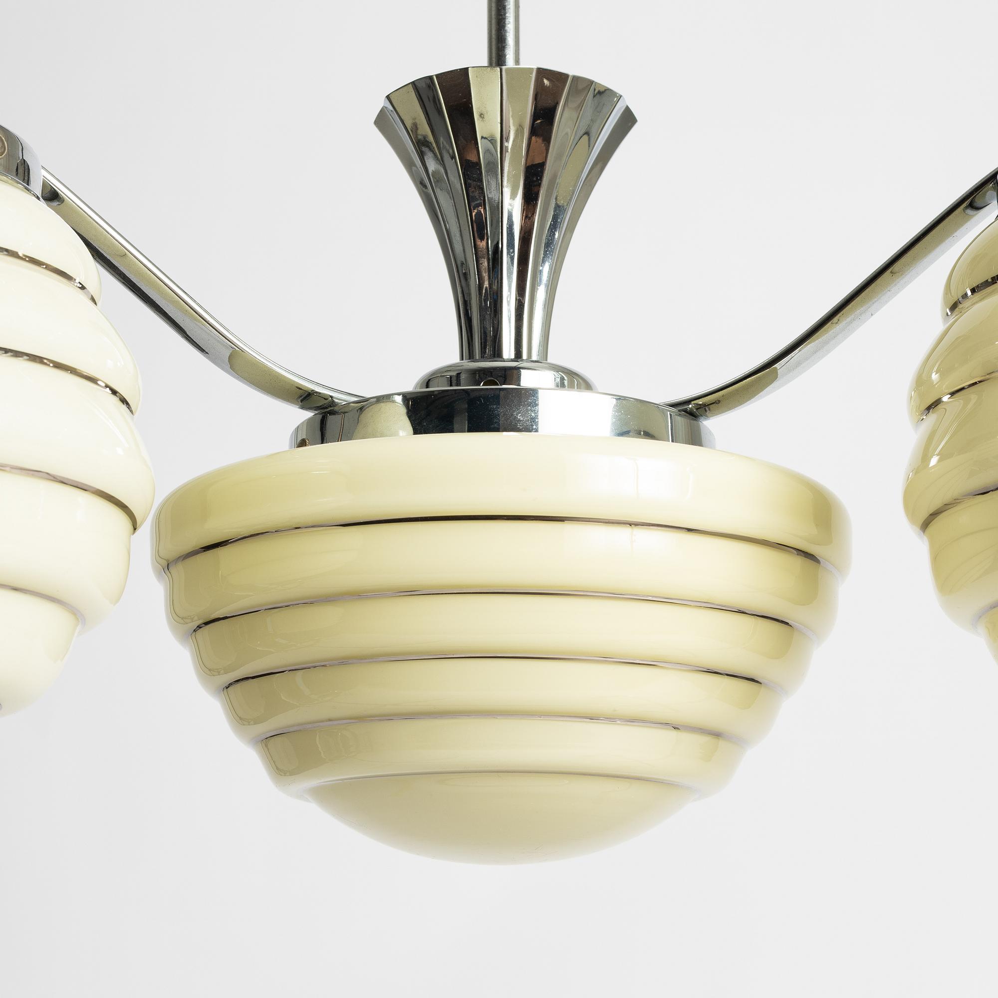 Pendant light, Art Deco, 1920s.