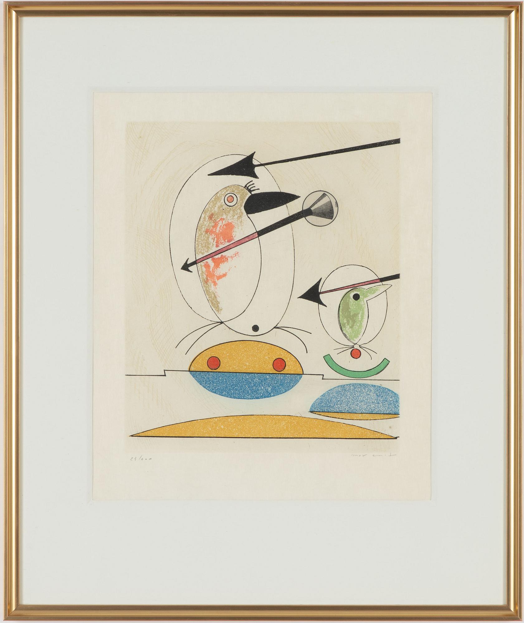 Max Ernst, Untitled, from "Oiseaux en Peril".