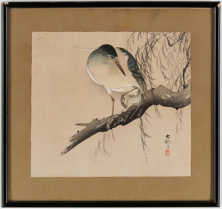 OHARA KOSON, färgträsnitt, omkring 1900.
