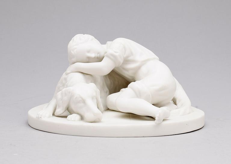 FIGURIN, parian, Gustavsberg, 1900-tal.