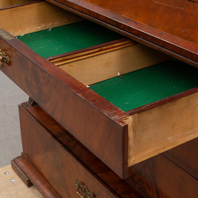 A 19th century mahogany bookcase.