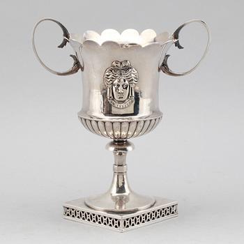 POKAL, silver, Per Zethelius, Stockholm 1809. Vikt ca 347 gram.