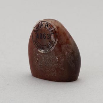 A Chinese carved stone seal, 20th century.