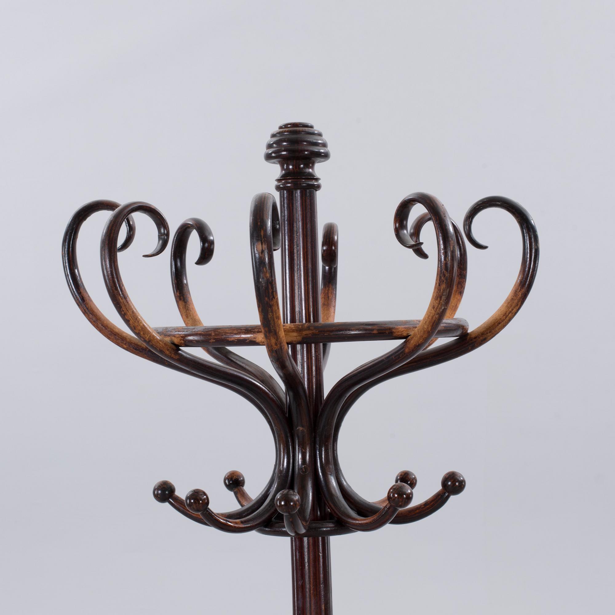 A clothes hanger from the middle of the 20th century.