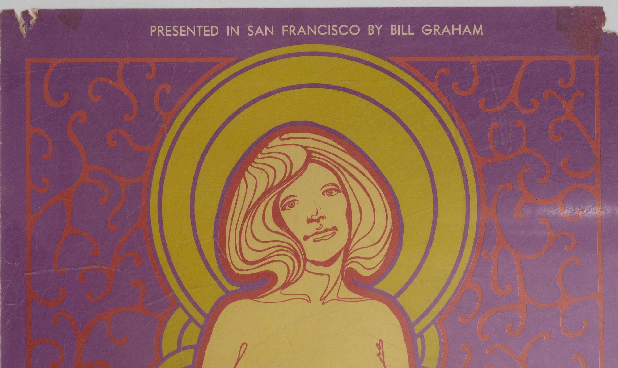 Wes Wilson, konsertaffisch, Creative Litograph Co. 1967.
