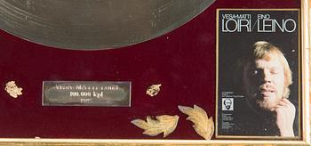 Gold record, "Eino Leino - Vesa-Matti Loiri".